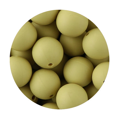50Pcs Silicone Spacer Beads - 9/12/15mm Round Loose Beads for DIY Necklace Bracelet Jewelry Making