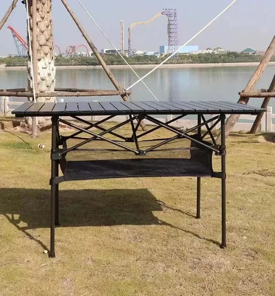 Outdoor Picnic Table with Carrying Bag – Lightweight Portable Folding Desk for Camping & Self-Driving Trips