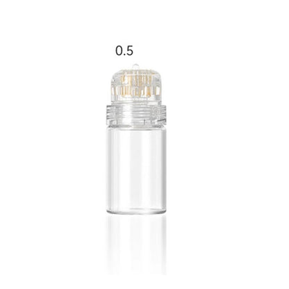 20-Pin Titanium Derma Stamp - 0.25mm Microneedling Tool for Face, Hair, Beard & Skin Care