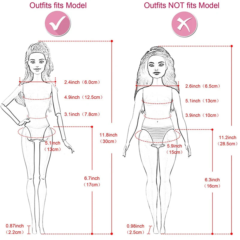 1/6 Doll Halloween Cosplay Outfit – Witch Dress, Cap, Belt, Bag & Broom for 12" BJD / 30cm Dolls