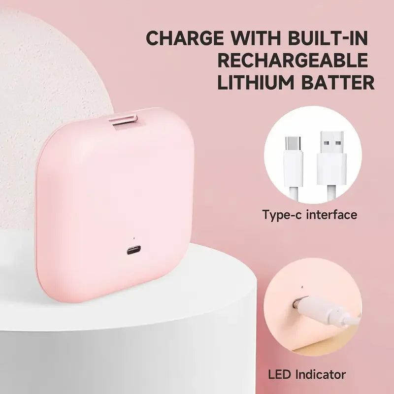 LED Lighted Compact Makeup Mirror - 1X/2X Magnifying Folding Pocket Travel Mirror for Purse & Gift