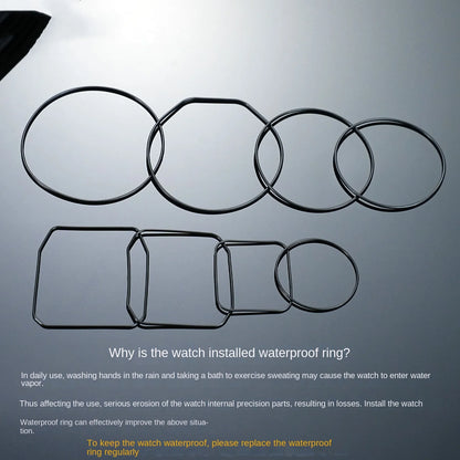 Waterproof Watch Back Cover Sealing Ring for Casio Watches - Replacement Gasket for DW-6900, AQ-800, GWG-100, GAW-100, MW-59, GAS-100, GMA-P2100 and AQ-230
