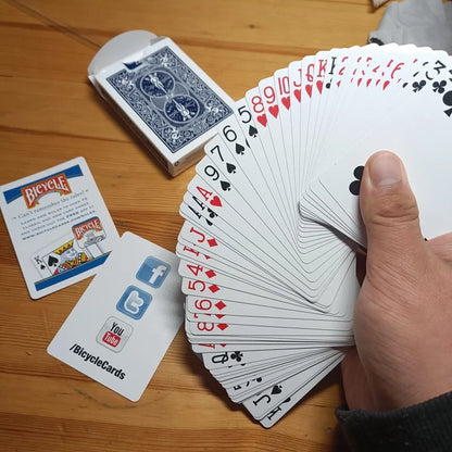 Bicycle Rider Back Playing Cards Deck 808 – Sealed USPCC Poker Cards for Magic Tricks & Stage Performances