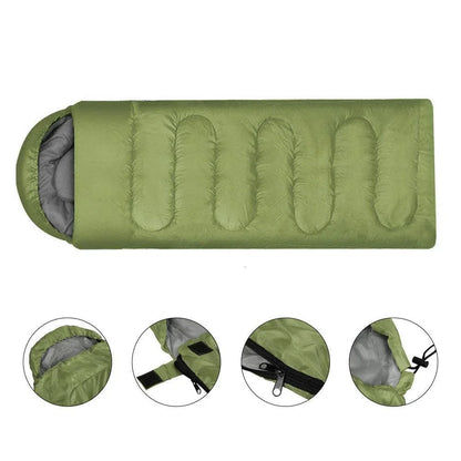 Ultralight Camping Sleeping Bag - Waterproof, 4-Season Warm Envelope for Backpacking, Outdoor Traveling & Hiking