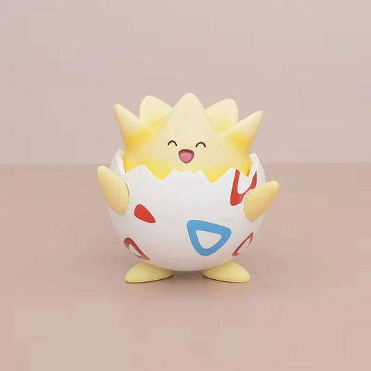 Mini Kawaii Togepi Anime Figure – Cute Pokémon Collectible Desktop Car Ornament, Surprise Gift Toy for Boys & Girls