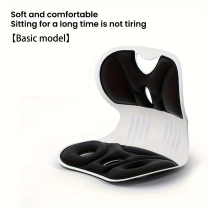 Ergonomic Lumbar Support Pillow — Anti-Fatigue Back Cushion for Study & TV, Breathable Washable Nylon Cover, Multi-Purpose