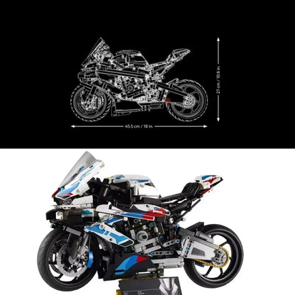 New Motorcycle Building Blocks – Simulation Model, Assembly Decoration Toy for Boys, Educational Creature Gift