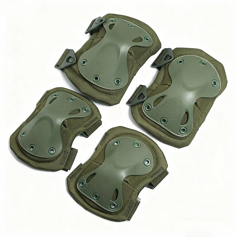 Outdoor Tactical Knee & Elbow Pads - Protective Gear for Cycling, Hiking & Mountaineering