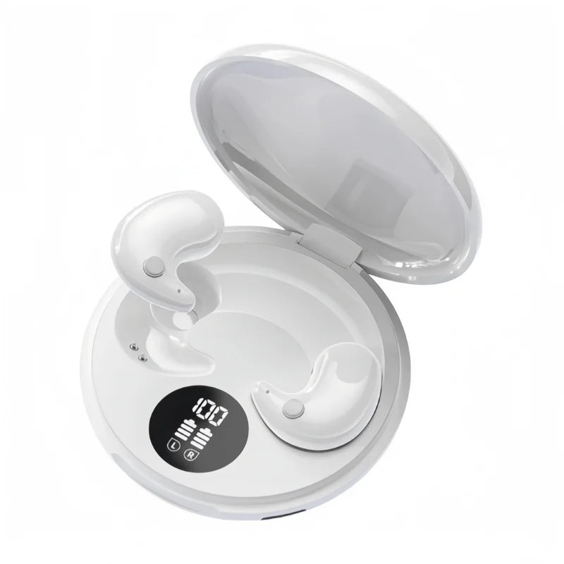 B13 Bluetooth 5.3 Sleep Earphones – Wireless Touch Control Headset Earbuds, Comfortable Fit for All Mobile Phones