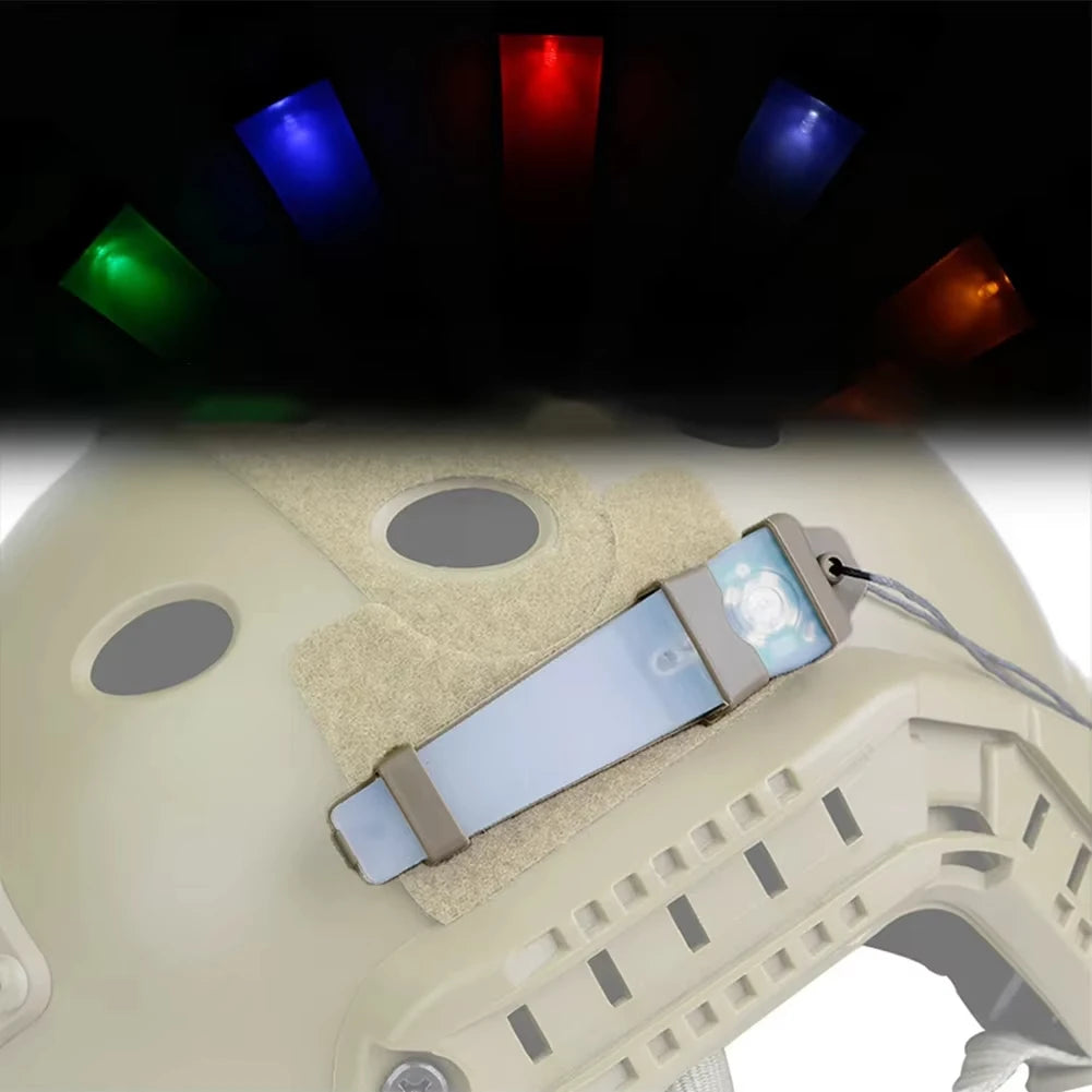 BOOIU Tactical Helmet IR Strobe Light – Waterproof Safety Flashing Signal Lamp for Hiking & Cycling