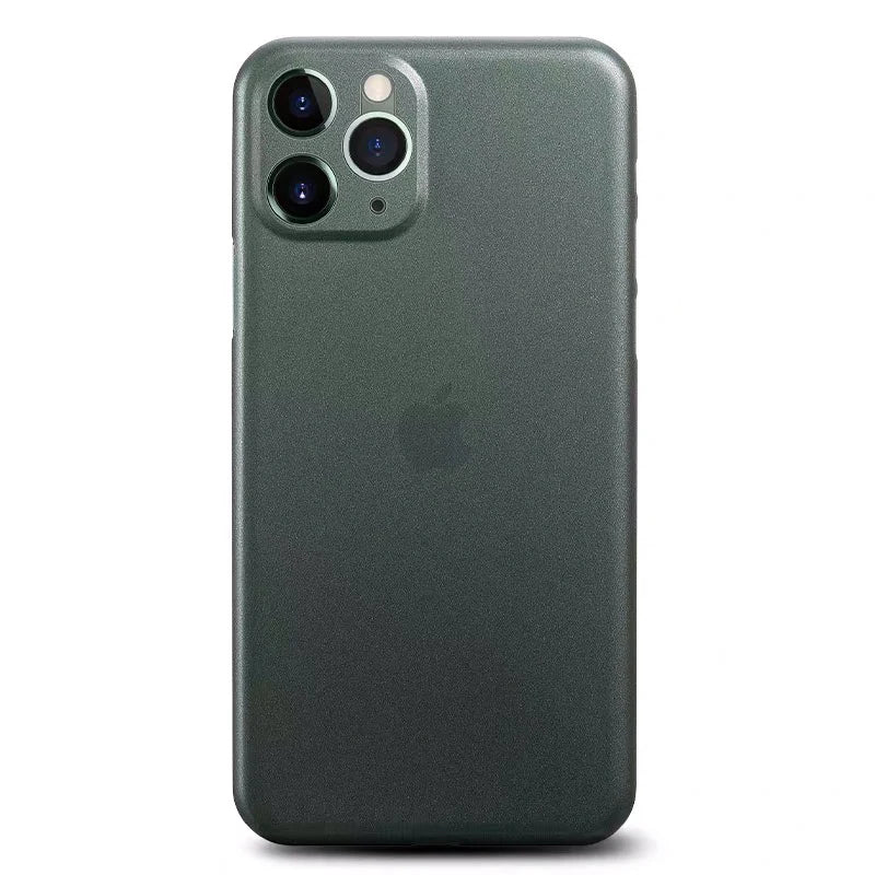 Ultra-Thin 0.3mm iPhone Case - Transparent Matte PP Full Cover for iPhone SE 2020, 6/6S Plus, 7, 8, X, XR, XS Max & 11 Pro