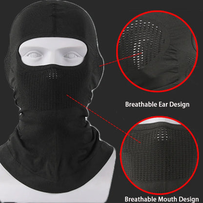 Military Tactical Balaclava Face Mask - Breathable, Dustproof, Wear-Resistant for Army, Police, Motorcycle Helmet Liner