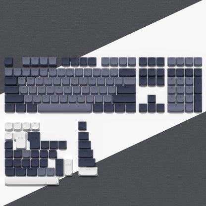 143-Key Low-Profile PBT Keycap Set - Double-Shot Keycaps for Gateron & Cherry MX Switches
