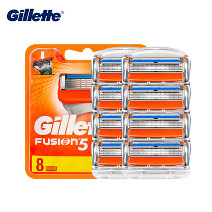 Gillette Fusion 5 Razor Blade Refills - 5-Layer Manual Shaving Head for Men's Face Care and Beard Removal