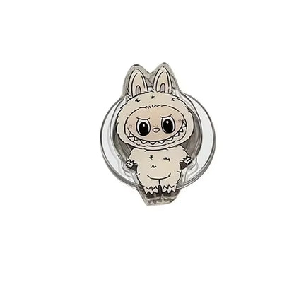 Labubu The Monsters Box — Magnetic Folding Phone Grip & Holder with Cute Cartoon Design for iPhone & Samsung