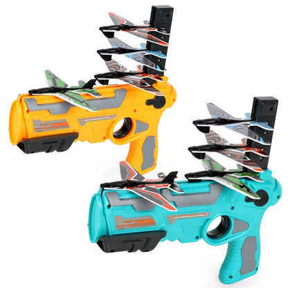 Outdoor Parent-Child Sports Toy - Children's Ejection Aircraft Shooting Game Set - Boy's Gift Shooting Aircraft Toy