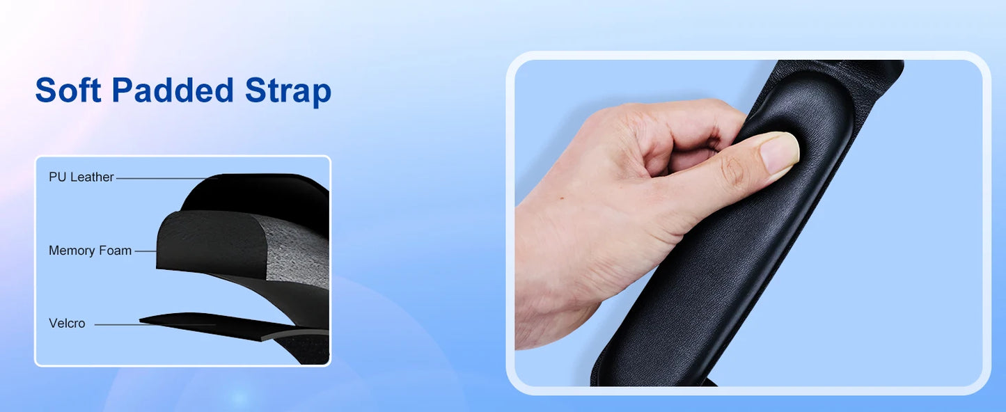 BEBONCOOL 8000mAh MV1000 Battery Head Strap – Compatible with Meta Quest 3S, Quest 3 & Quest 2 Oculus Headset