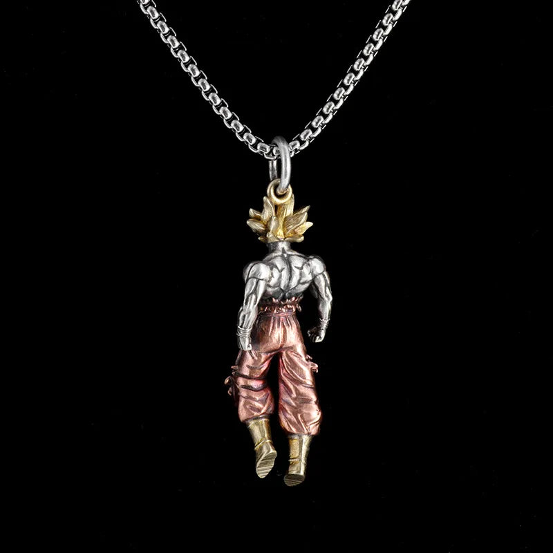 Dragon Ball Z Super Saiyan Son Goku Alloy Hip Hop Pendant – Anime Cartoon Jewelry