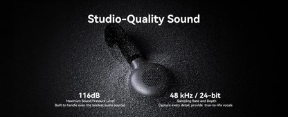 Hollyland Lark M2S Wireless Microphone, Noise Cancellation, for iPhone, Android, PC, Photography, Vlog, Interview