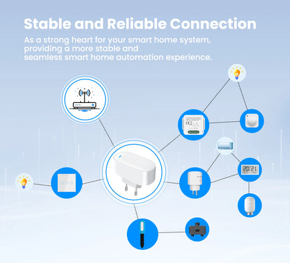 GIRIER Tuya ZigBee Gateway Hub – Plug-in Multi-Mode Bridge, Bluetooth Mesh Hub for Smart Home Automation