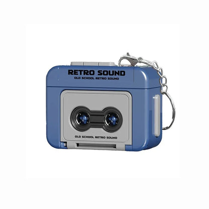 Retro Recorder Keychain - 15-Second Voice Recorder Cassette Tape Pendant for Bags, Couples & Friends