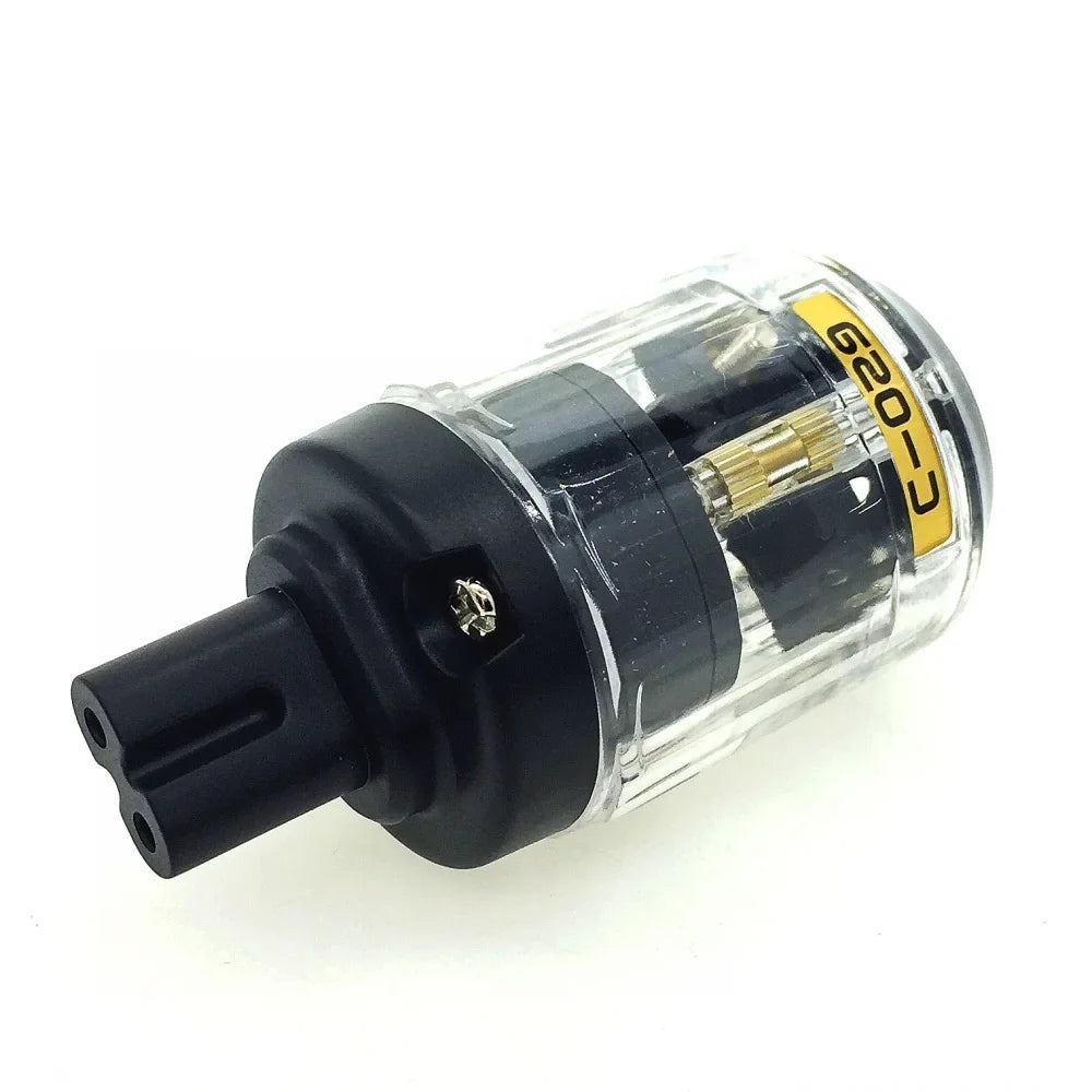 HiFi IEC Power Connector - Oyaide Rhodium & Gold Plated Copper C7 Mains Plug C-079 C-037 C-004 C-029 Female Socket