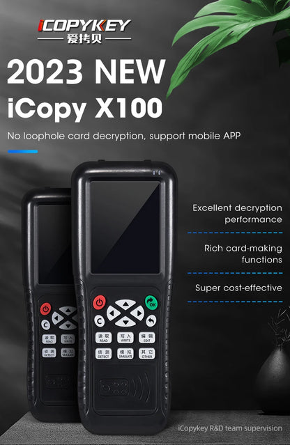 RFID Reader & Writer | Key Card Programmer, NFC Copier & Decoder with Mobile App