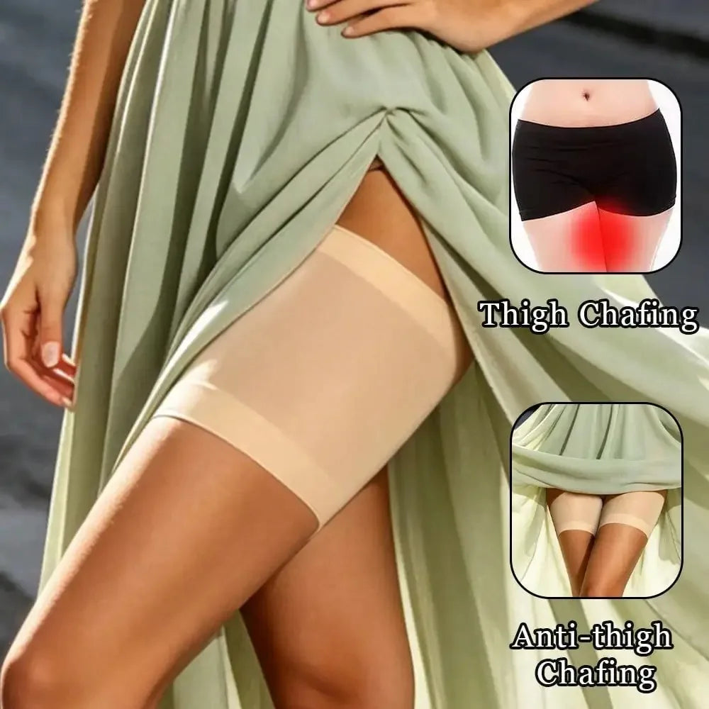 Women’s Anti-Chafing Thigh Bands - 2-Piece Stretchy Silicone Non-Slip Leg Protection