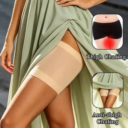 Women’s Anti-Chafing Thigh Bands - 2-Piece Stretchy Silicone Non-Slip Leg Protection