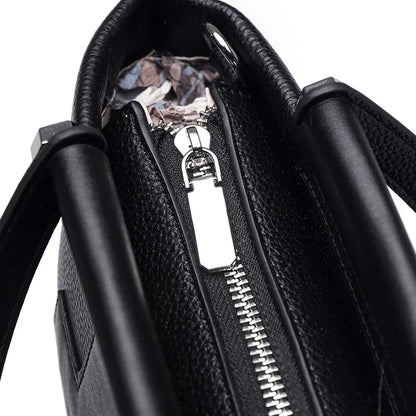 Luxury Cowhide Women’s Tote Bag – High-Quality Genuine Leather Shoulder and Crossbody Handbag, Fashionable Sac A Main