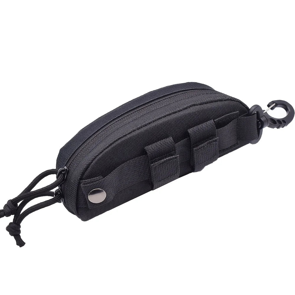 Tactical Molle Hard Case Glasses Pouch – Outdoor Portable Eyewear Protector, Shockproof & Dustproof