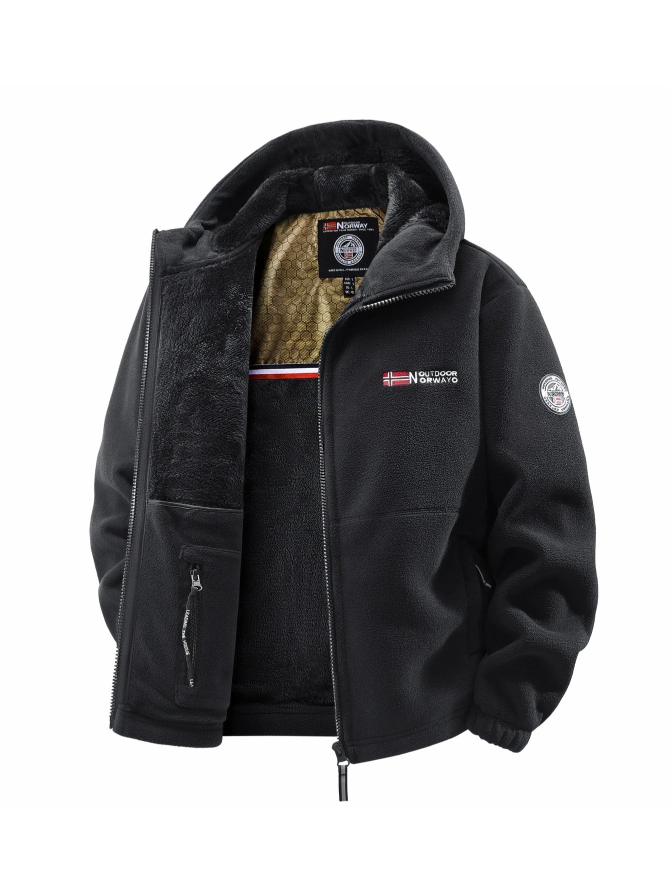 Men's Autumn & Winter Outdoor Hooded Jacket – Versatile Streetwear for Daily Wear, Travel, Parties, and Commuting