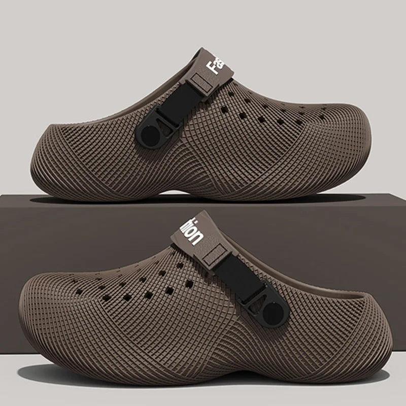 Men’s 3D Platform Sport Sandals - 2026 Summer Slip-On Non-Slip EVA Beach Shoes