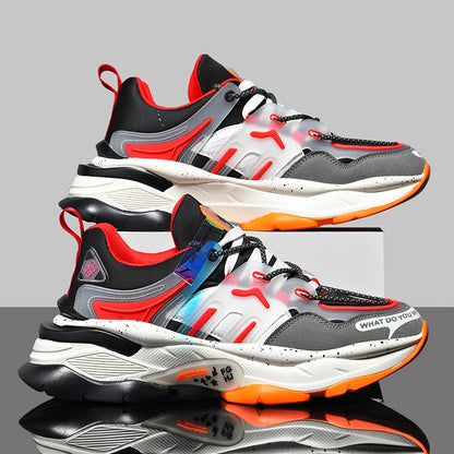 Men's Casual Sneakers - Breathable Lightweight Fashion Trainers for Running, Walking & Everyday Wear