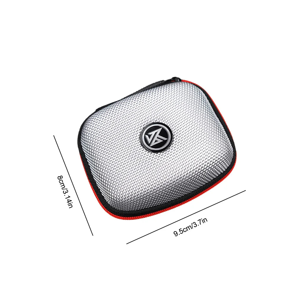 KZ Earphone Case – Portable EVA Zipper Headset Storage Box with Logo, Square Compression Organizer for Headphones