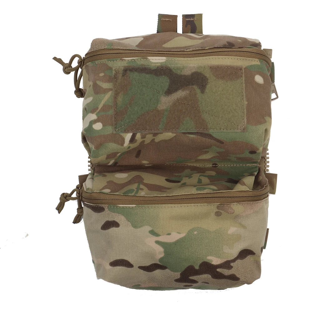 V5 FCPC Tactical Vest Backplate – Military Airsoft Hunting Plate Carrier with Sub-Package, Double Mag & Sundries Pouch