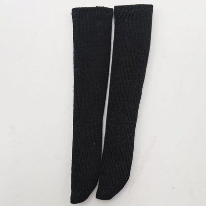 Blythe Doll Socks — Long Stockings in Black, White, Pink & Candy Colors for OB24, OB22, Azone Dolls