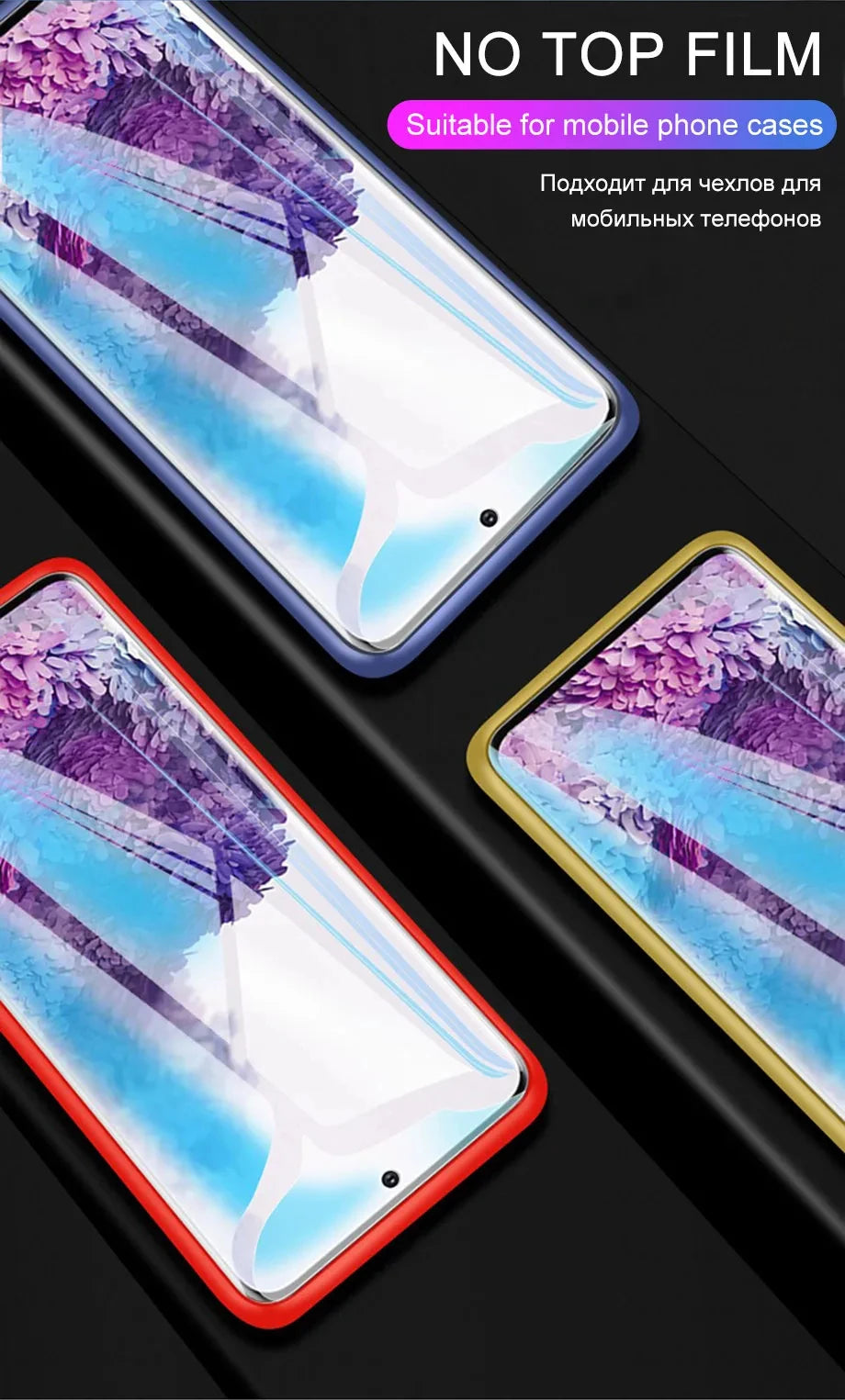 4Pcs Hydrogel Screen Protector for Samsung Galaxy S23/S22/S21/S20/S10/Ultra/Plus/FE/A14/A23/A34/A54