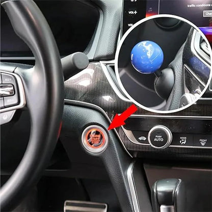 2024 Start Button Push Cover - One-Touch Auto Ignition Rocker, Car Engine Push Start/Stop Lever