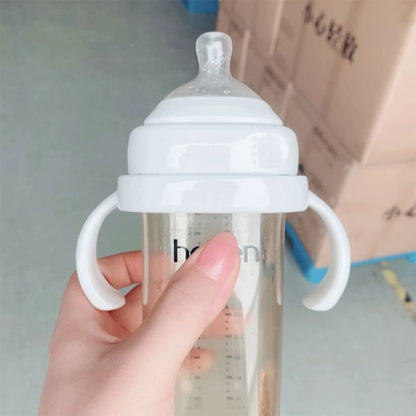 BPA-Free Classic Newborn Bottle Grip Handle – Compatible Silicone Handles for Hegen Bottle, Baby Feeding Accessories