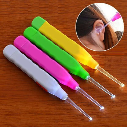 LED Tonsil Stone Remover & Earwax Cleaning Tool – 3-Tip Ear Pick with Light for Ear Care