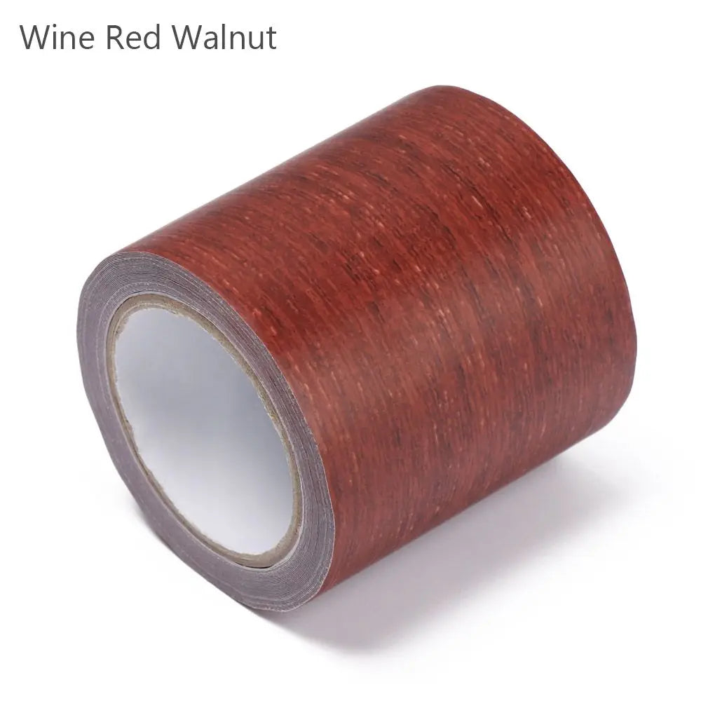 Wood Grain Repair Adhesive Tape - 5.7cm/8cm Floor Furniture Renovation Sticker for Skirting Lines Home Decor