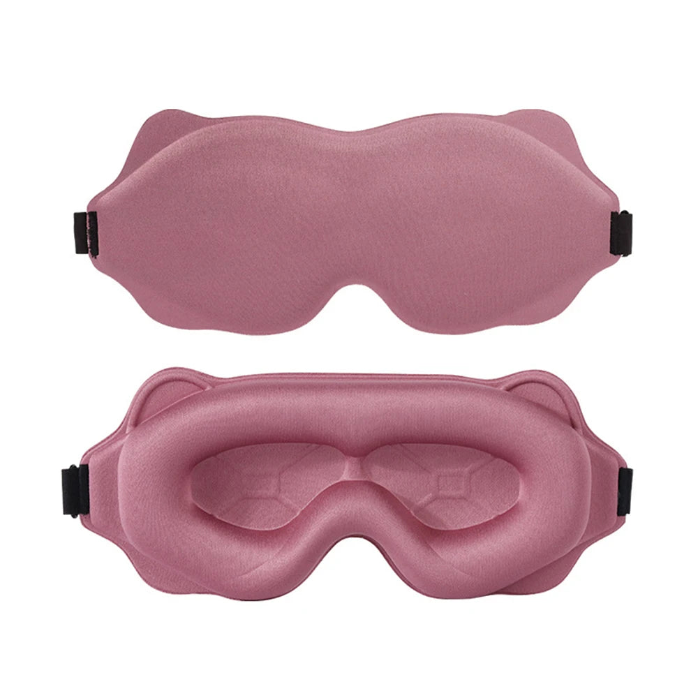 3D Sleeping Eye Mask — Soft, Breathable Travel Eyeshade for Night Sleep, Light Blocking & Sleeping Aid
