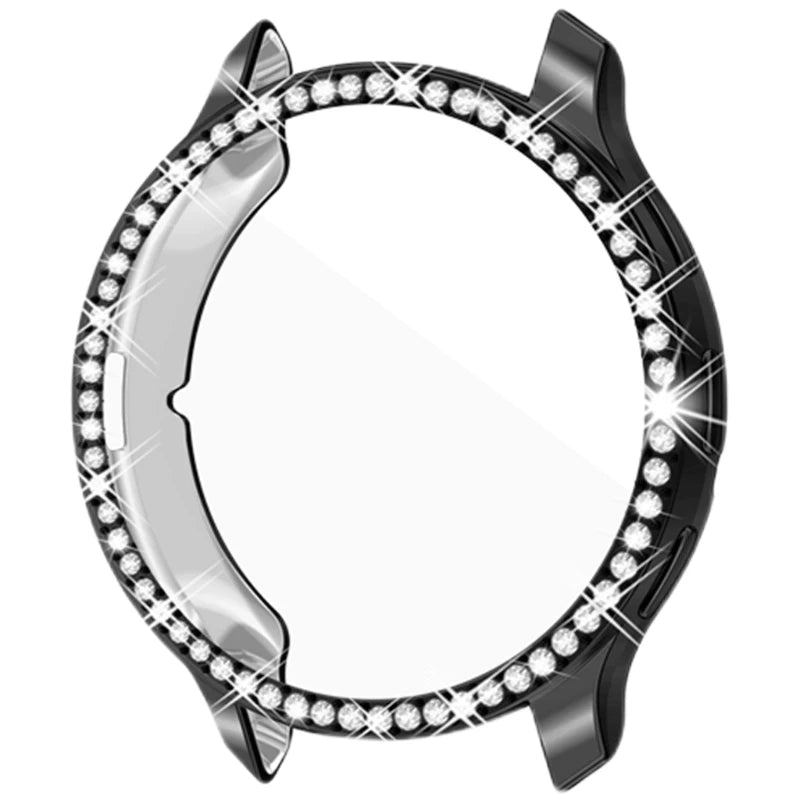 Soft TPU Watch Cover with Imitation Diamond – Electroplated Protective Sleeve Case for Garmin Venu 3/3S