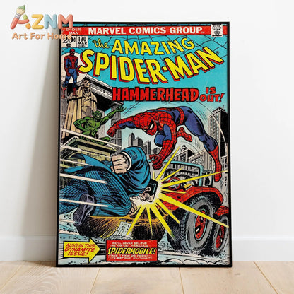 Spider-Man Comic Book Covers Poster - Comic Print Wall Art Gift for Superhero Fans