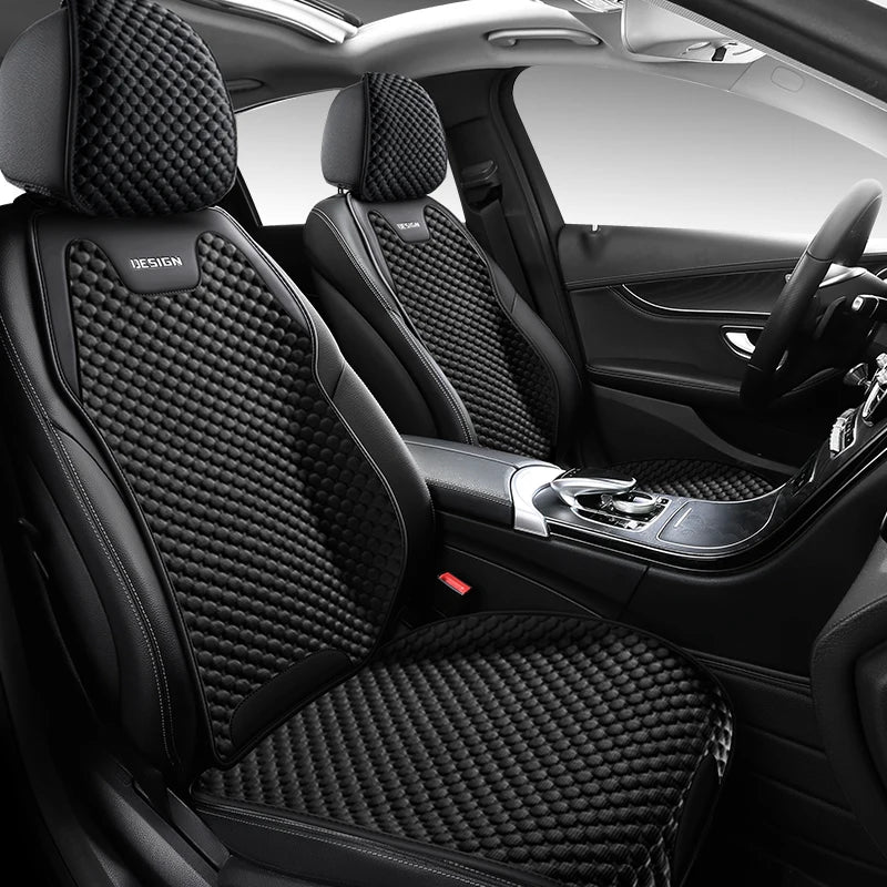 Ice Silk Car Seat Cushion - Breathable Ventilated Universal Front Seat Cover for All Seasons Comfort & Durability