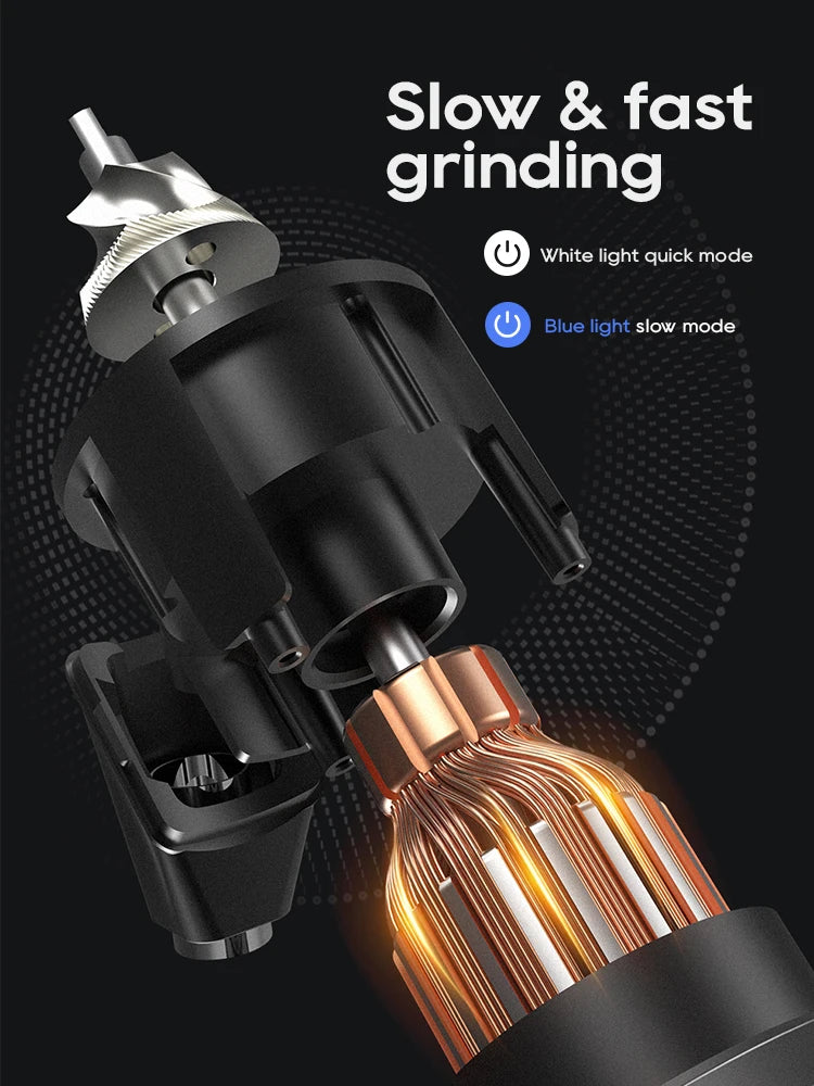 HiBREW G5 Conical Burr Electric Coffee Grinder: Compact Portable Mill for Espresso & Turkish Coffee - Kitchen Essential