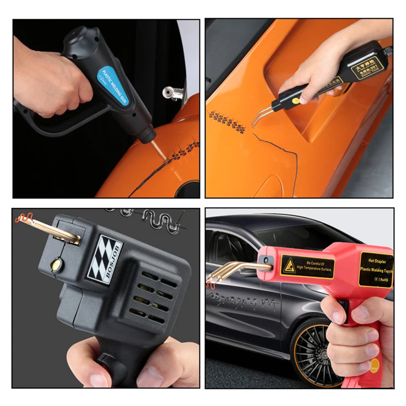 Plastic Repair Welding Nails - Auto Bumper Hot Stapler Studs for Car Repair Machine (100-600PCS)