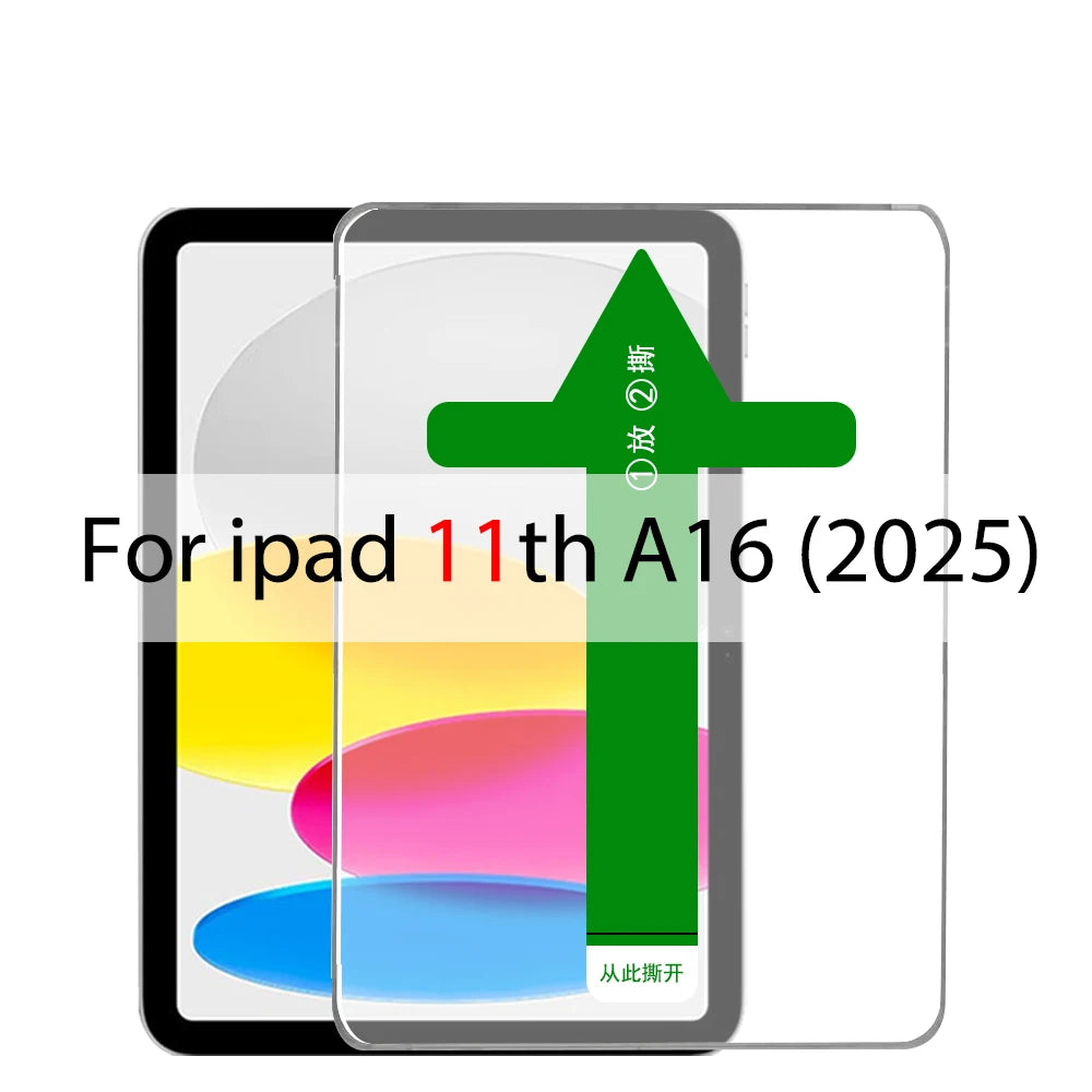 Auto Alignment Tempered Glass Screen Protector for iPad Pro & Mini – For iPad 11", 12.9", 10.9", Air 1-5, Mini 4-6