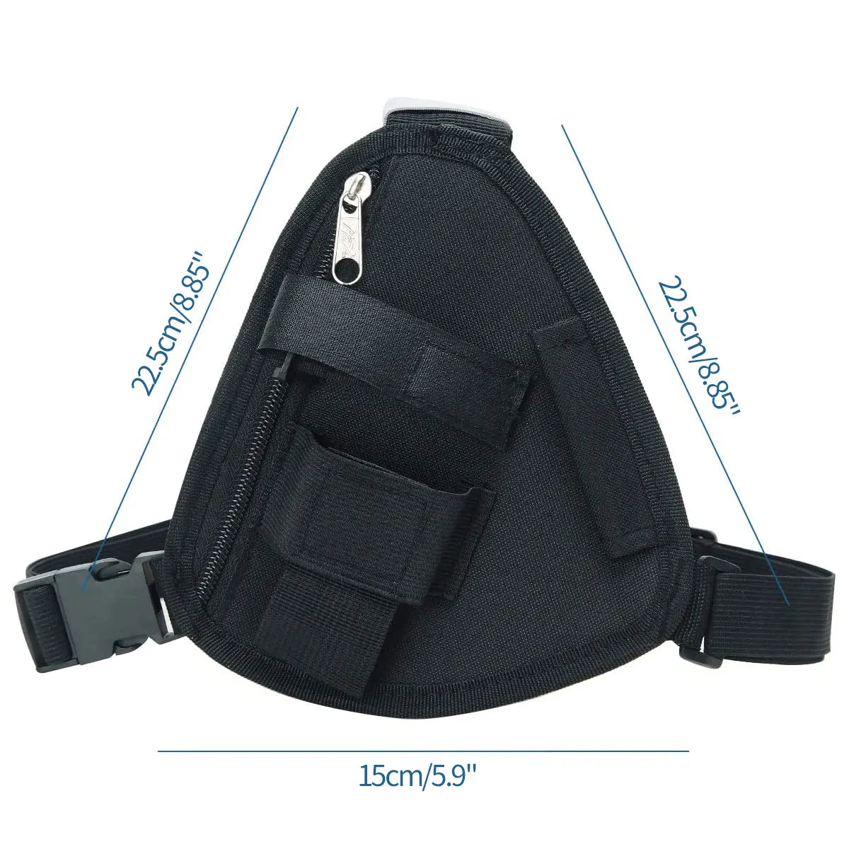 BAOFENG and ABBRREE Tactical Radio Chest Harness – Nylon Vest Rig Pack for BF-888S and UV-5R Walkie Talkies